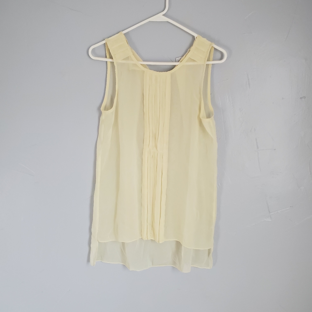 Light Yellow Tank Top